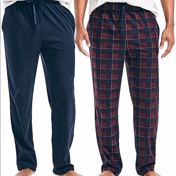 Nautica Pants Nautica Soft Fleece Pajama Pants Set For Men 2 Pack